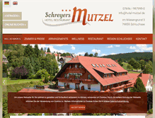 Tablet Screenshot of hotel-mutzel.de